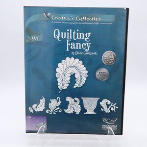 OESD Machine Embroidery Design CD  #798 QUILTING FANCY By Diane Gaudynski